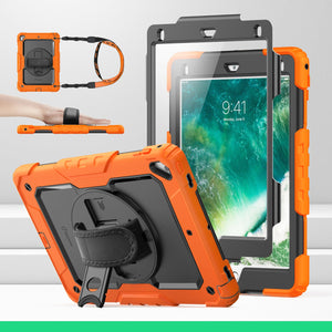 SEYMAC iPad Pro 9.7 Inch Case (2016)-Silicone-S Series-Orange-SEYMAC