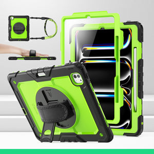 SEYMAC iPad Pro 13 Inch Case (M4) (2024)-Silicone-S Series-Lime Green-SEYMAC