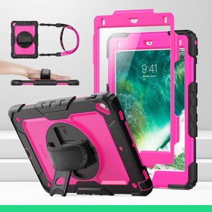 SEYMAC iPad Pro 9.7 Inch Case (2016)-Silicone-S Series-DeepPink-SEYMAC