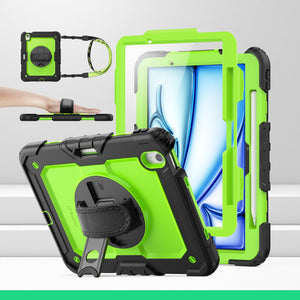 SEYMAC iPad Air 11 Inch Case (M2/M3) (2024/2025)-Silicone-S Series-Lime Green-SEYMAC