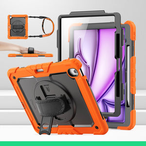 SEYMAC iPad Air 13 Inch Case (M2/M3) (2024/2025)-Silicone-S Series-Orange-SEYMAC