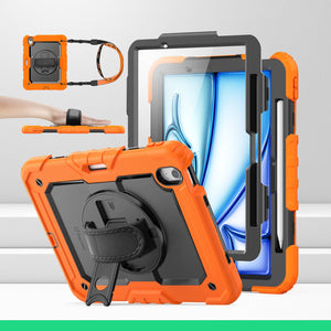 SEYMAC iPad Air 11 Inch Case (M2/M3) (2024/2025)-Silicone-S Series-Orange-SEYMAC