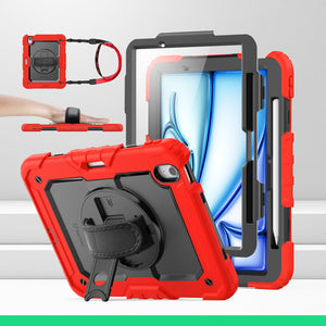 SEYMAC iPad Air 11 Inch Case (M2/M3) (2024/2025)-Silicone-S Series-Red-SEYMAC