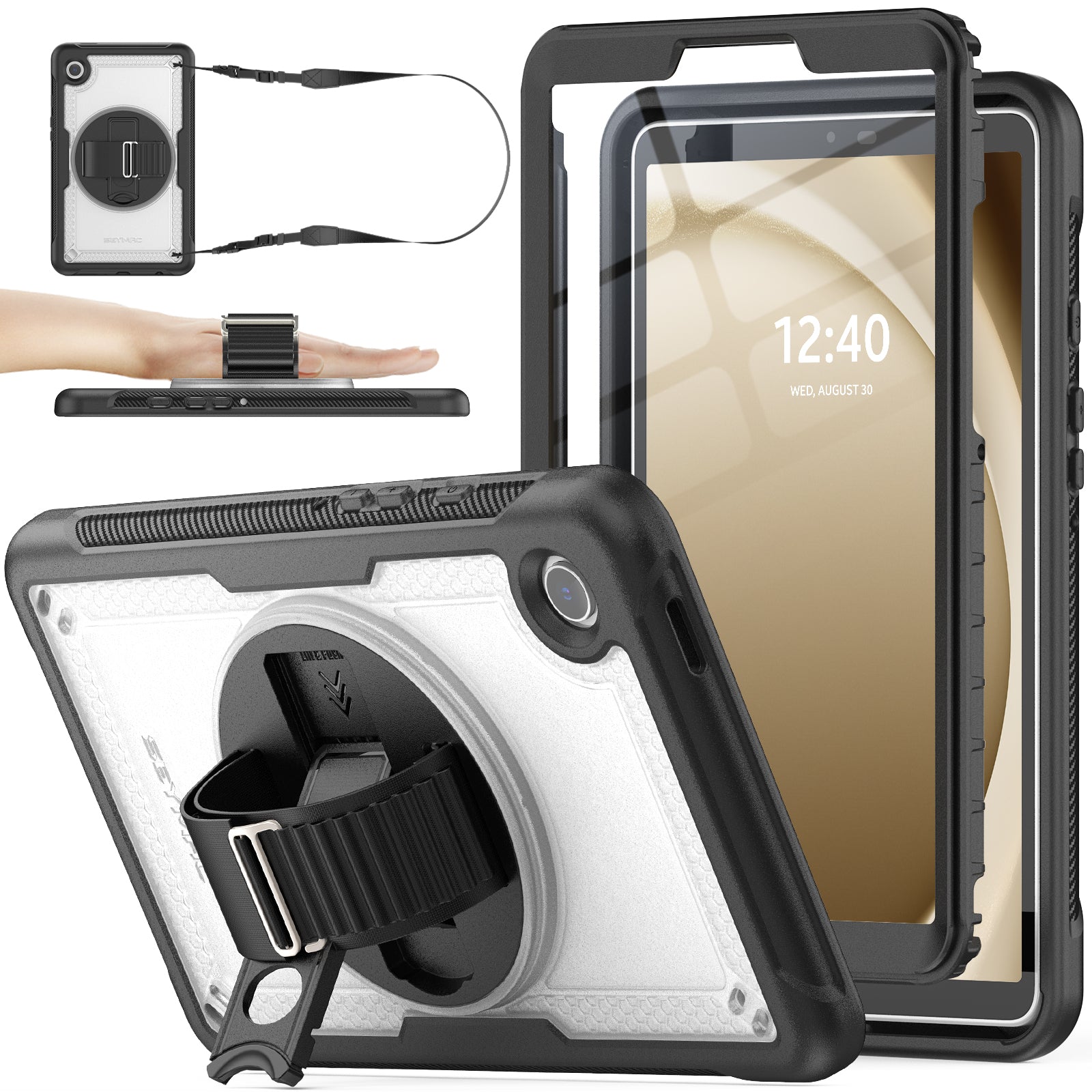 SEYMAC stock Case for Samsung Galaxy Tab A9 8.7 inch