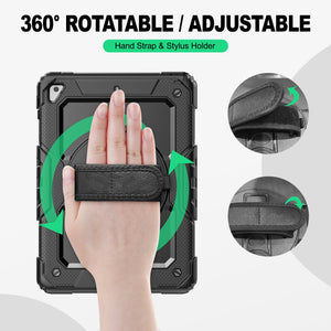 SEYMAC iPad Pro 9.7 Inch Case (2016)-Silicone-S Series-Black-SEYMAC