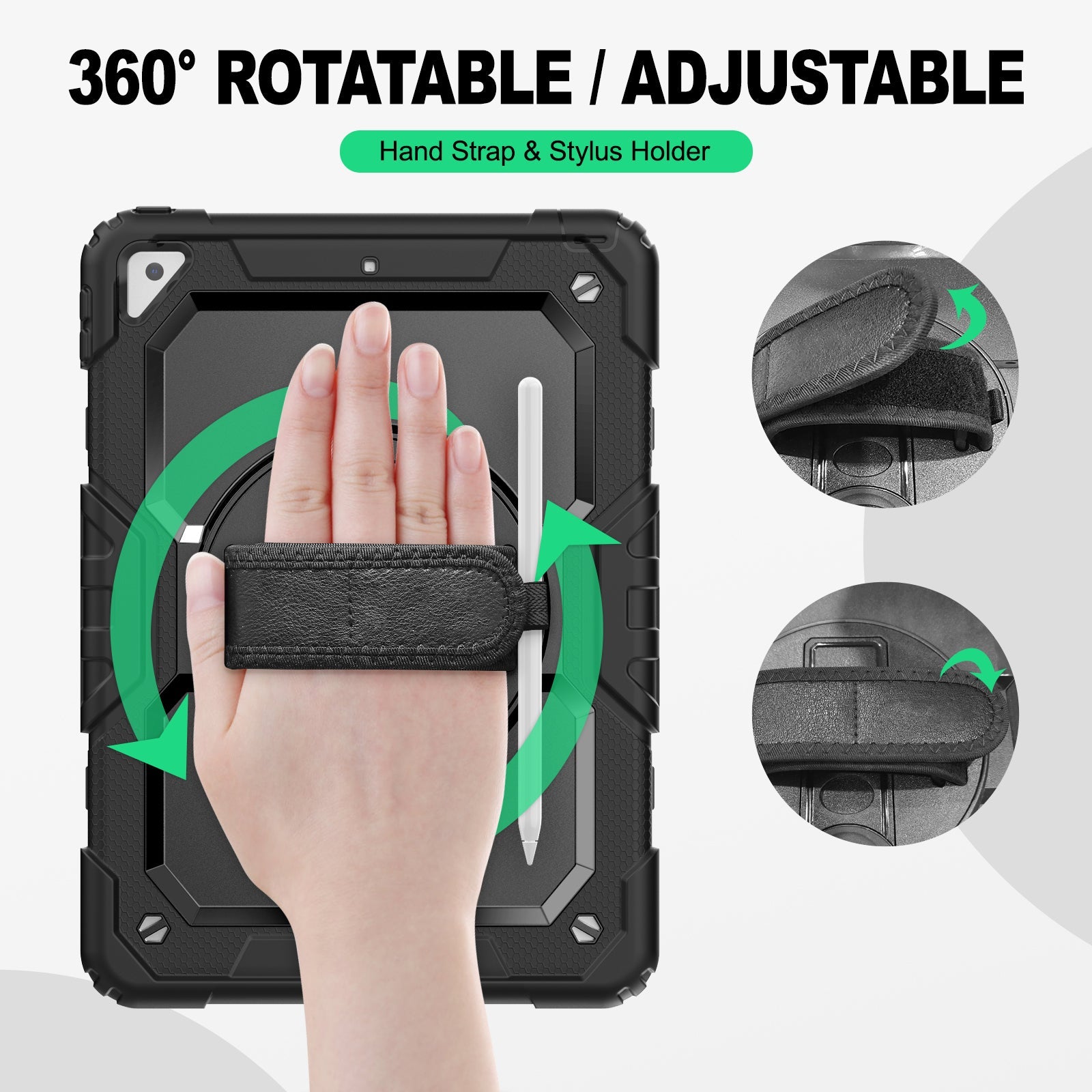 SEYMAC iPad Pro 10.5 Inch Case (2017)-Silicone-S Series-Black-SEYMAC