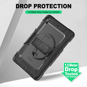 SEYMAC iPad Pro 9.7 Inch Case (2016)-Silicone-S Series-Black-SEYMAC