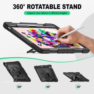 SEYMAC iPad Air 13 Inch Case (M2/M3) (2024/2025)-Silicone-S Series-Black-SEYMAC