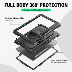 SEYMAC Galaxy Tab S10 FE+ 13.1 Inch Case (2025)-Silicone-S Series-SEYMAC