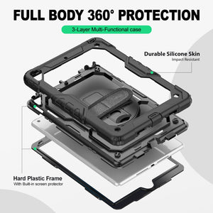 SEYMAC iPad Pro 10.5 Inch Case (2017)-Silicone-S Series-Black-SEYMAC