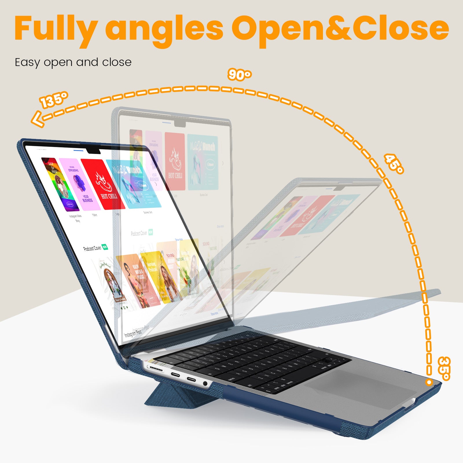 SEYMAC stock Case for MacBook Pro 14 inch 2024-2021