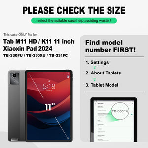 SEYMAC Lenovo Tab K11 11 Inch Case (2024)-Silicone-S Series-SEYMAC