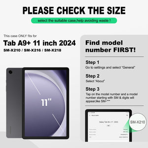 SEYMAC Galaxy Tab A9 Plus 11 Inch Case (2023)-Silicone-S Series-SEYMAC