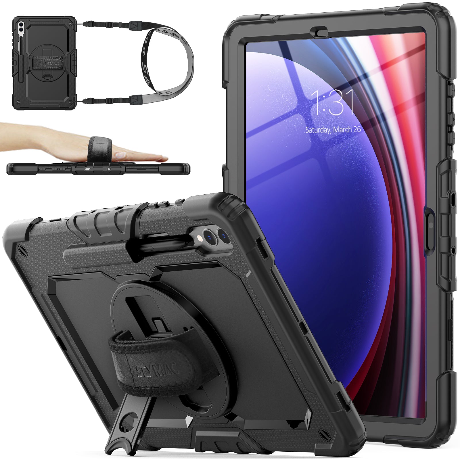 Galaxy Tab S10 Plus/ S9 FE Plus/ S9 Plus 12.4 Inch Case (2023)