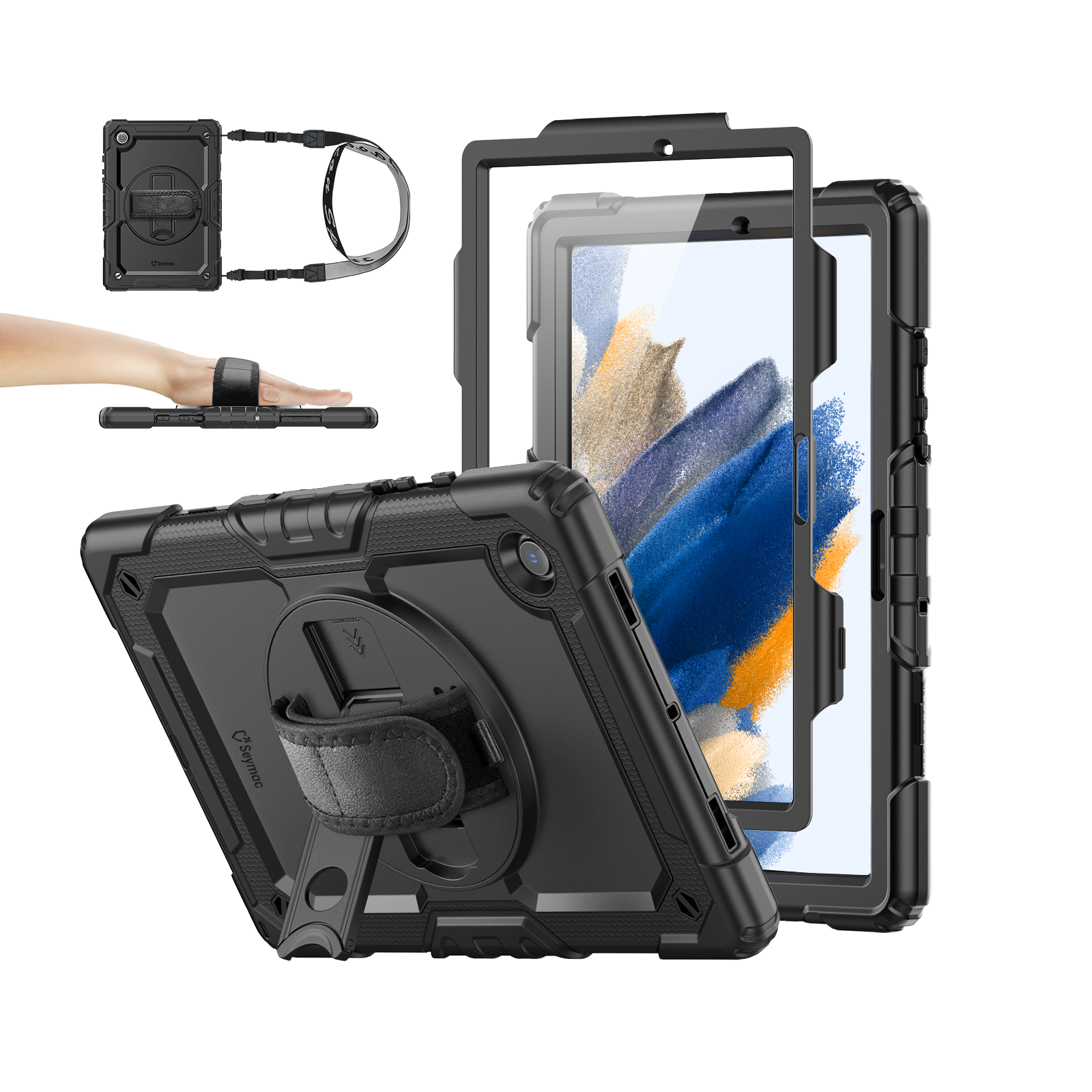 SEYMAC Galaxy Tab A8 10.5 Inch Case (2022)-Silicone-S Series-SEYMAC