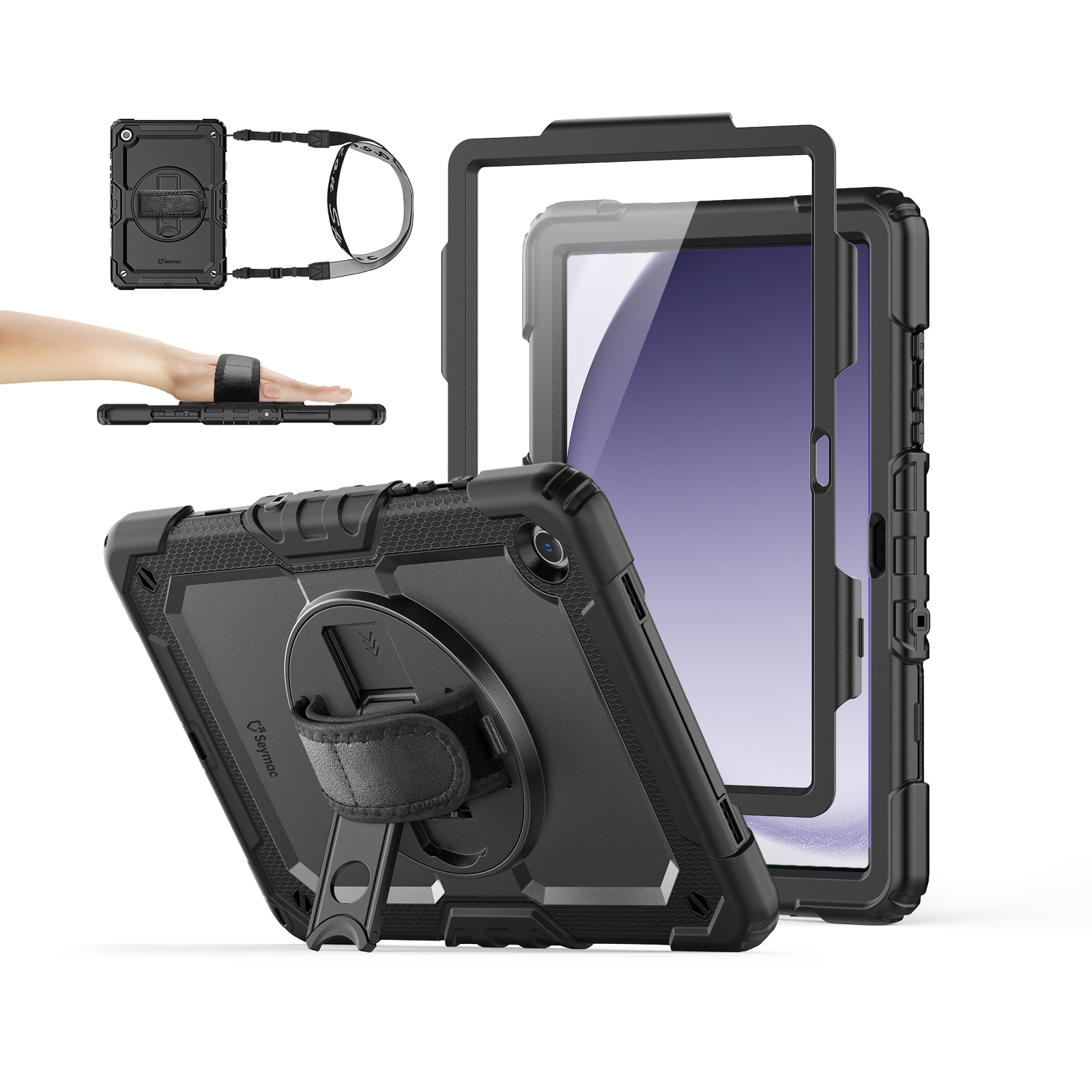 SEYMAC Galaxy Tab A9 Plus 11 Inch Case (2023)-Silicone-S Series-SEYMAC
