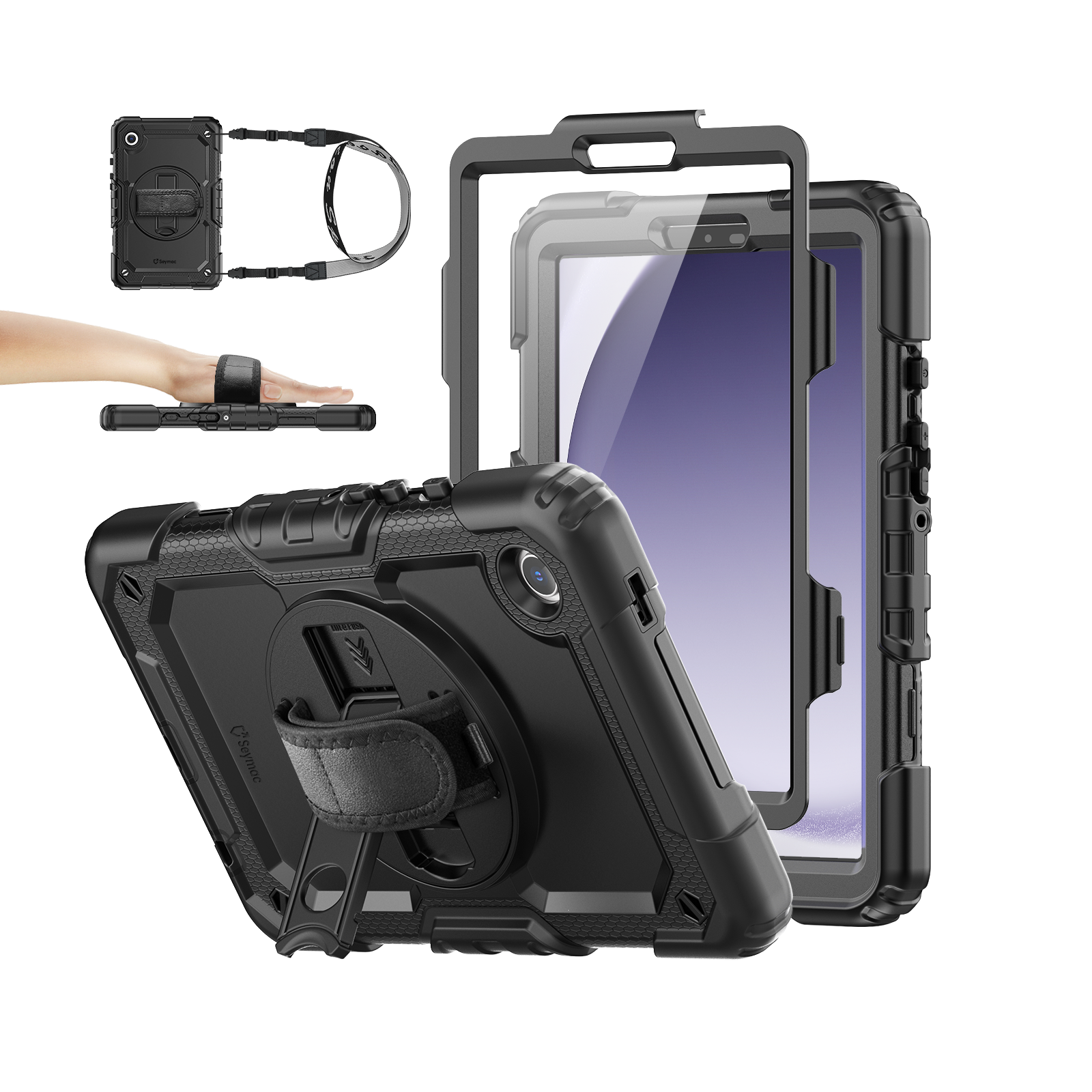 SEYMAC Galaxy Tab A9 8.7 Inch Case (2023)-Silicone-S Series-SEYMAC