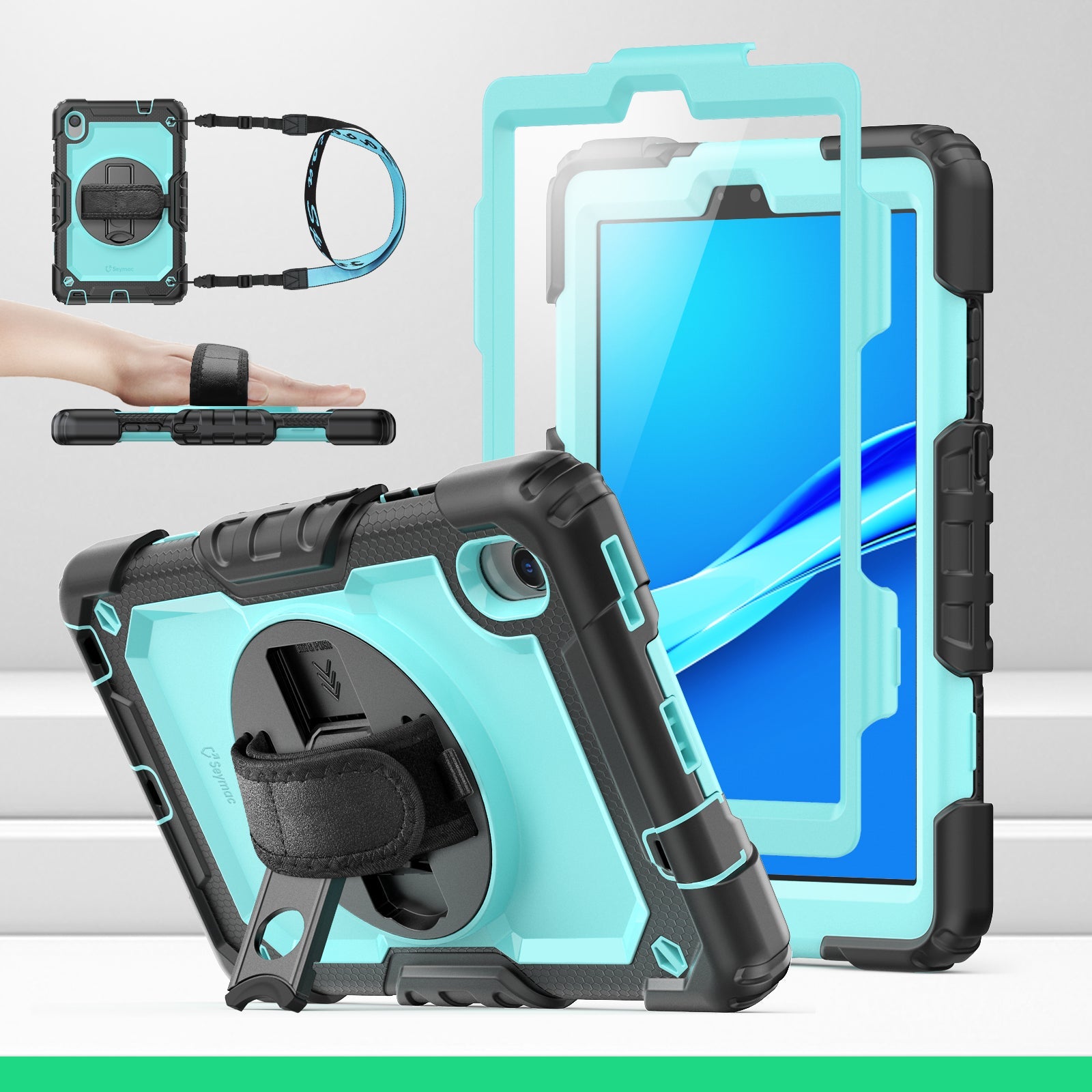 SEYMAC Lenovo Tab M8 (2nd/3rd Gen) 8 Inch Case-Silicone-S Series-SEYMAC