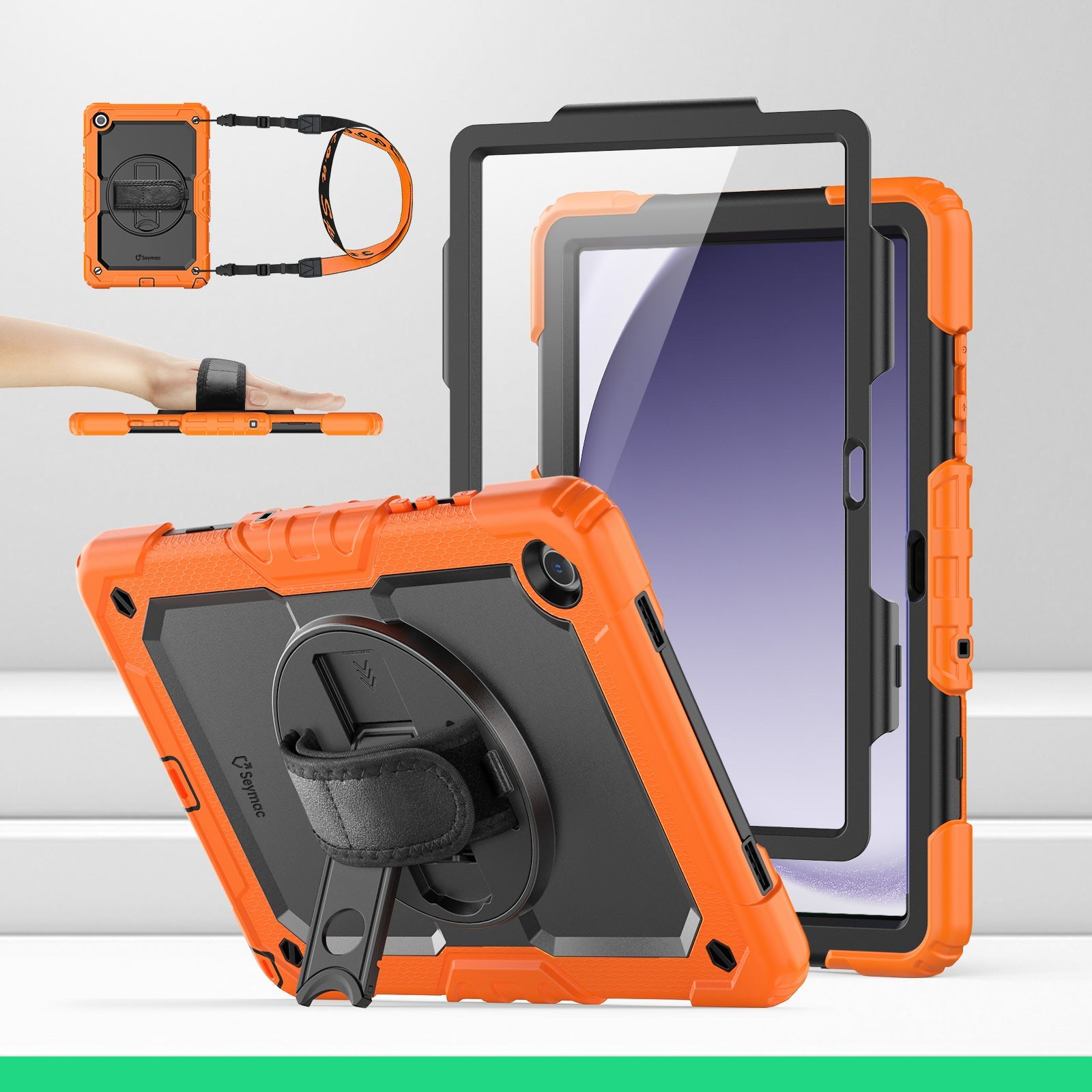 SEYMAC Galaxy Tab A9 Plus 11 Inch Case (2023)-Silicone-S Series-SEYMAC