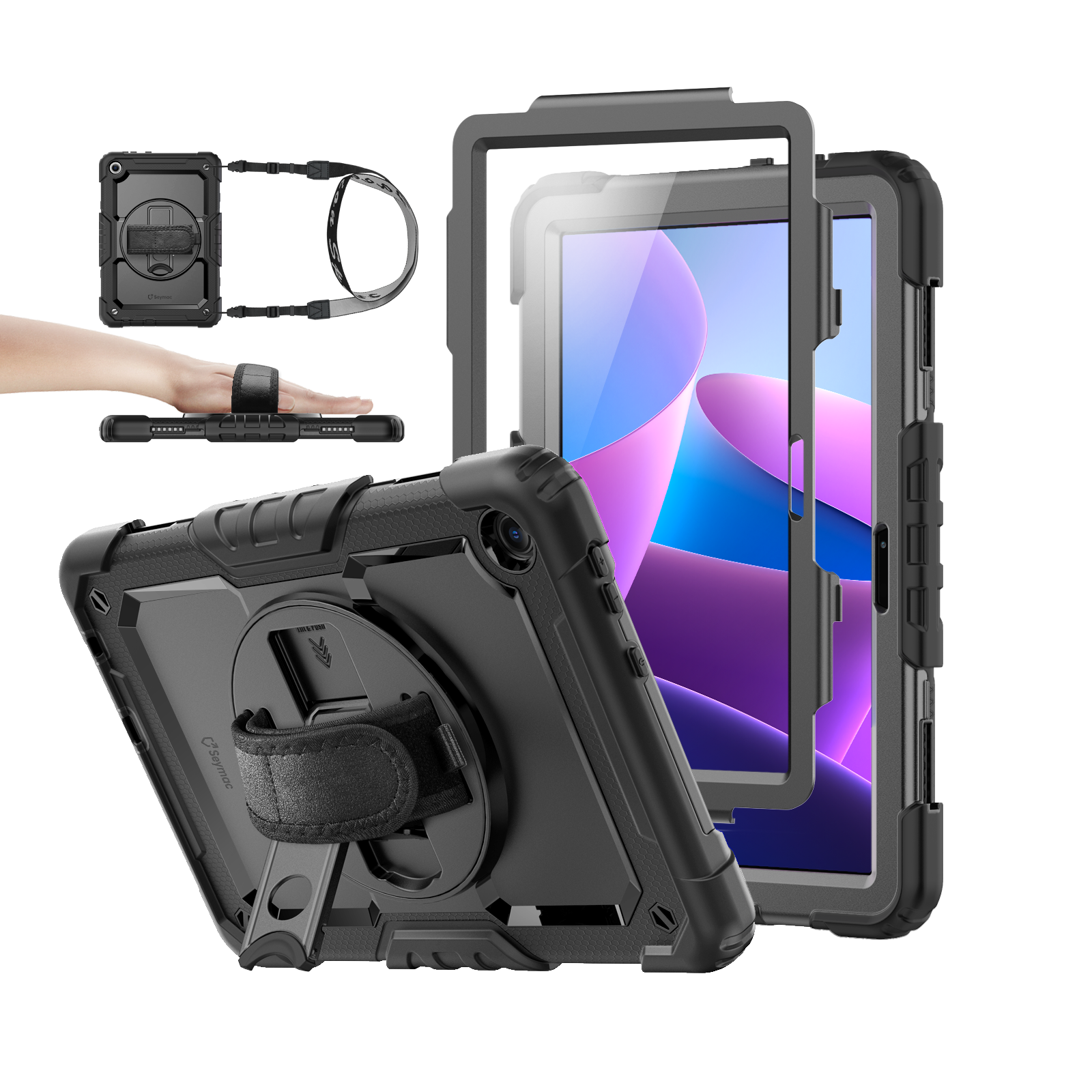SEYMAC Lenovo Tab M10 (3rd Gen) HD 10.1 Inch Case (2022)-Silicone-S Series-SEYMAC
