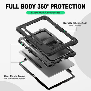 SEYMAC Galaxy Tab S7 Plus/S7 FE 12.4 Inch Case (2020/2021)-Silicone-S Series-SEYMAC