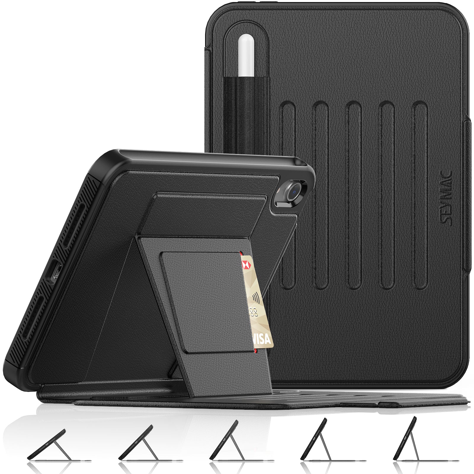 SEYMAC Stock Case for iPad Mini 7 (A17 Pro)/ Mini 6 8.3-inch